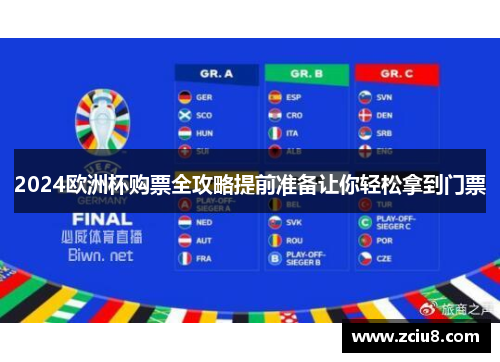 2024欧洲杯购票全攻略提前准备让你轻松拿到门票